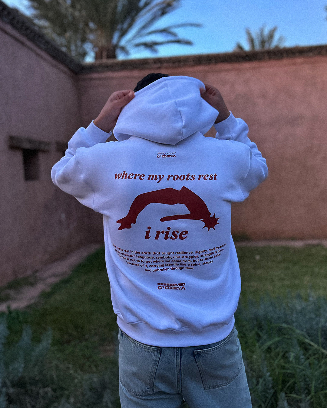 Rise Hoodie White